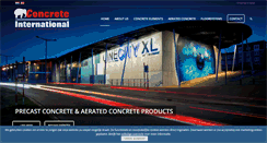 Desktop Screenshot of concrete-international.nl
